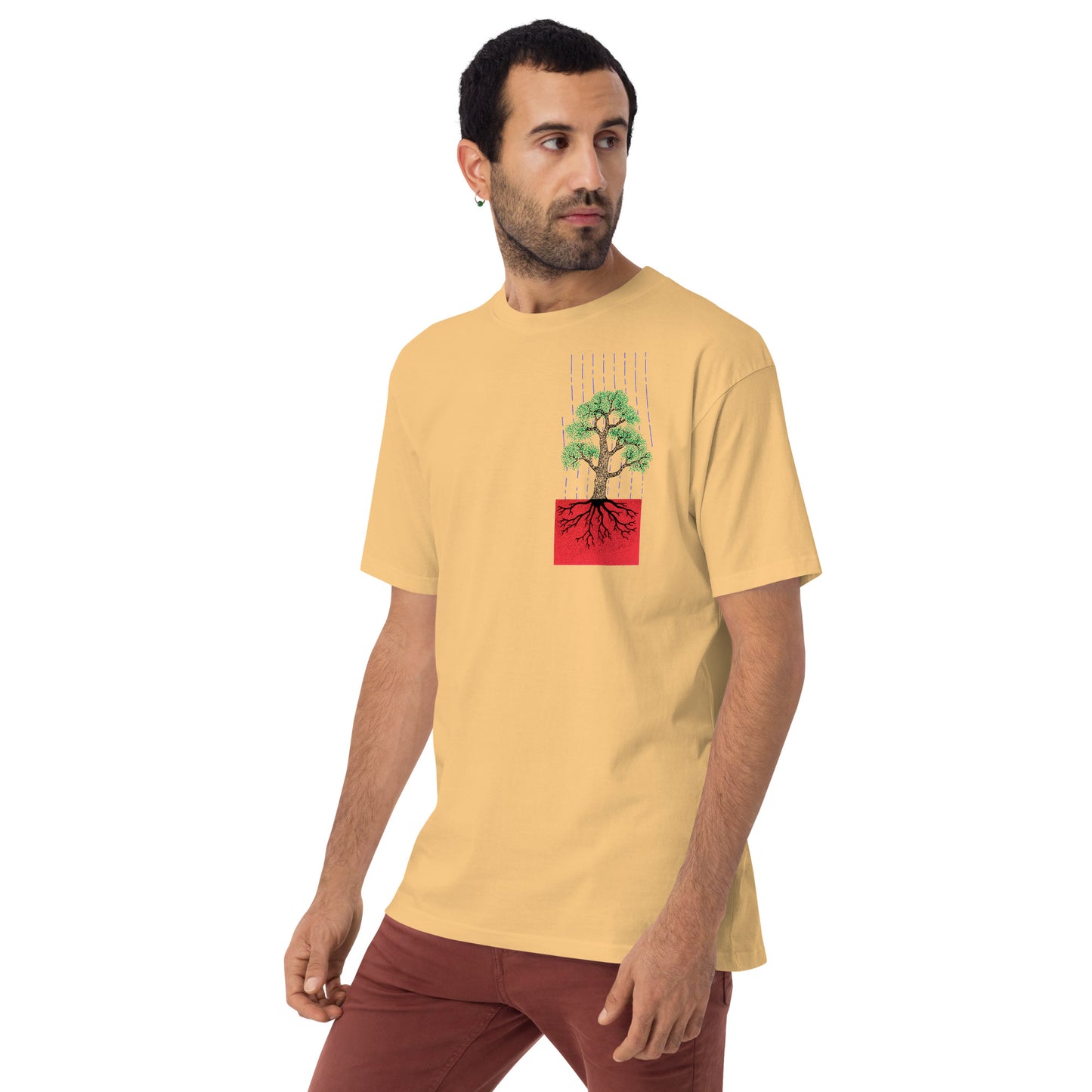Isotype Tree heavyweight tee