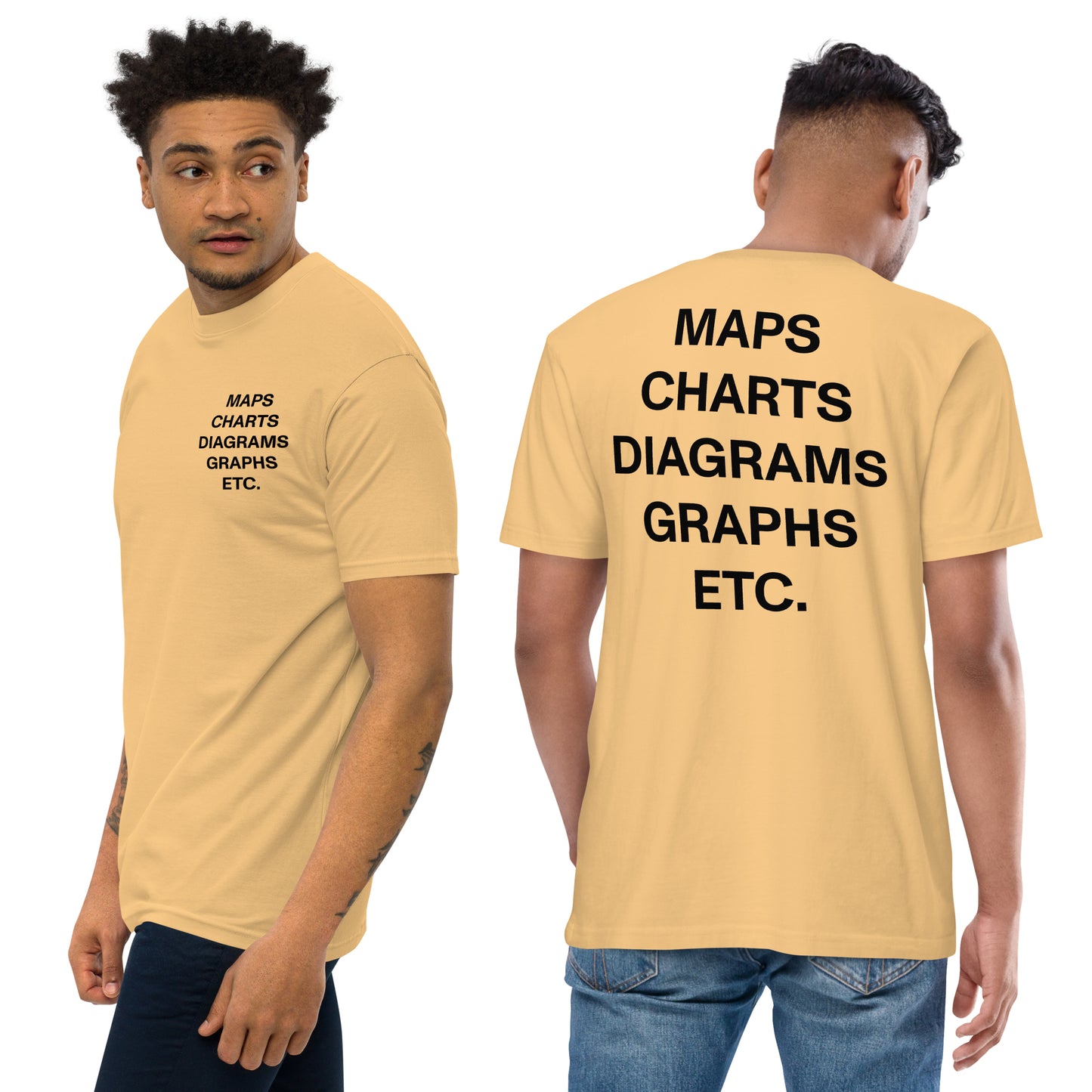 Charts Etc heavyweight tee