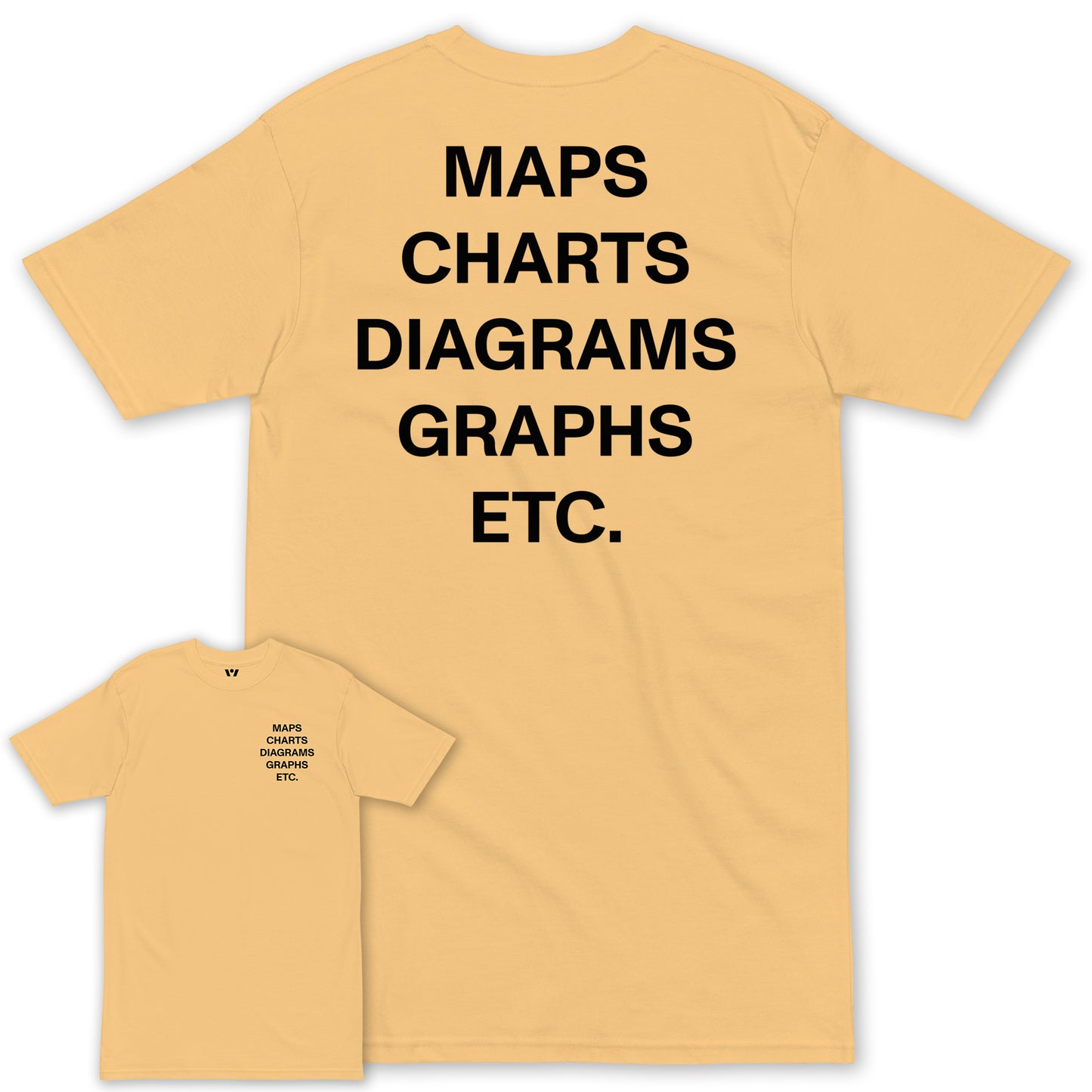 Charts Etc heavyweight tee