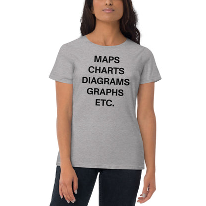 Charts Etc women's fit tee