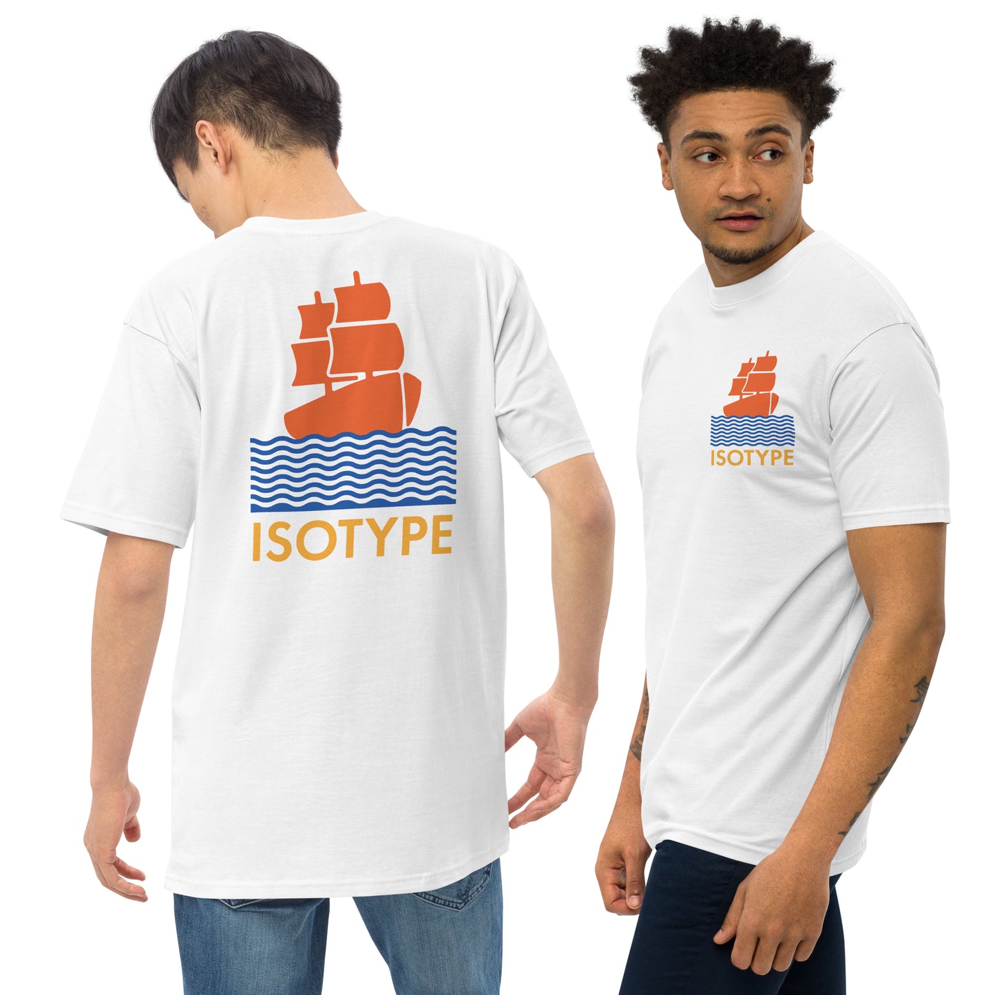 Isotype Ship heavyweight tee