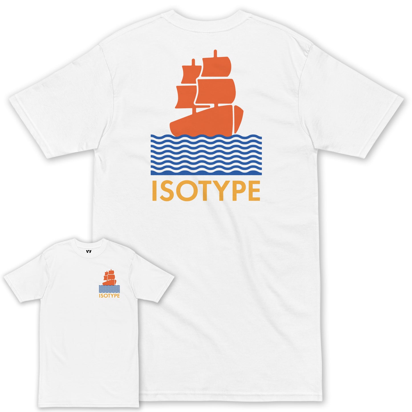 Isotype Ship heavyweight tee