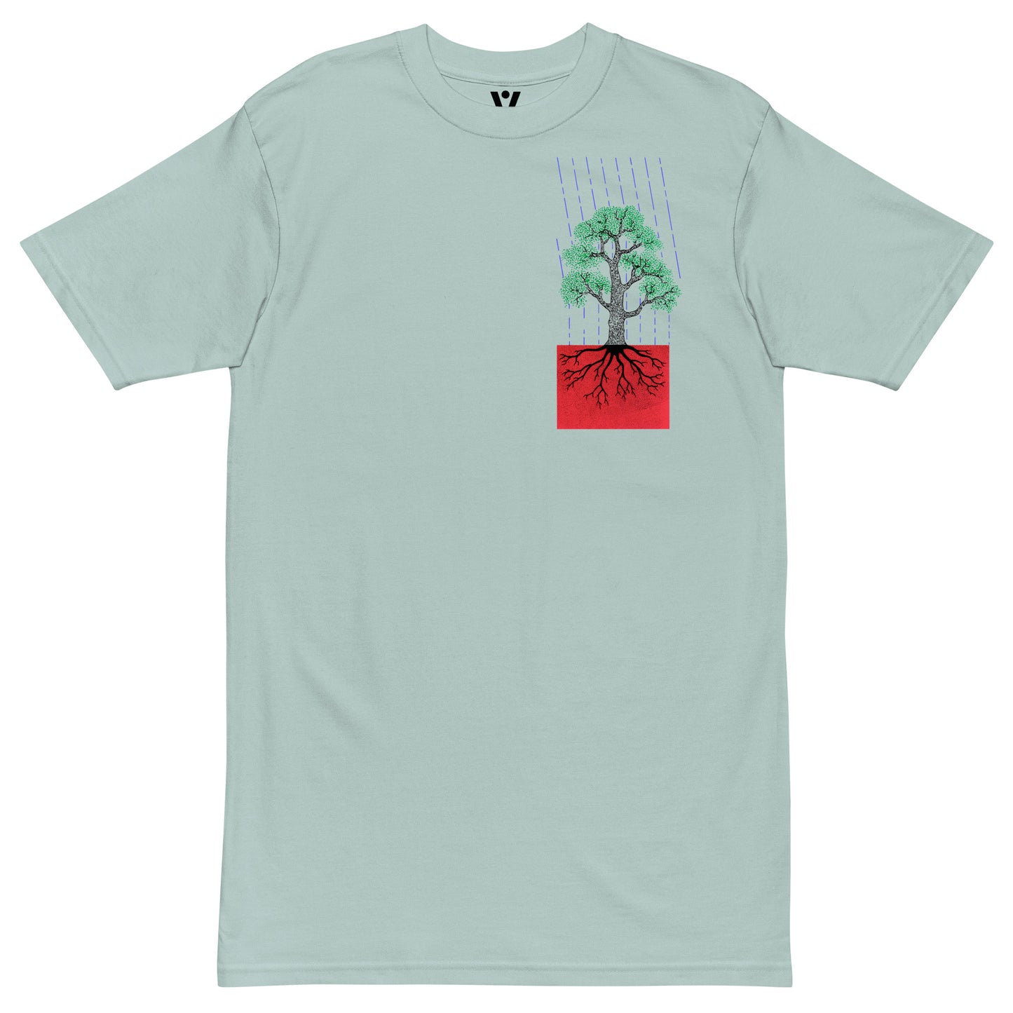 Isotype Tree heavyweight tee