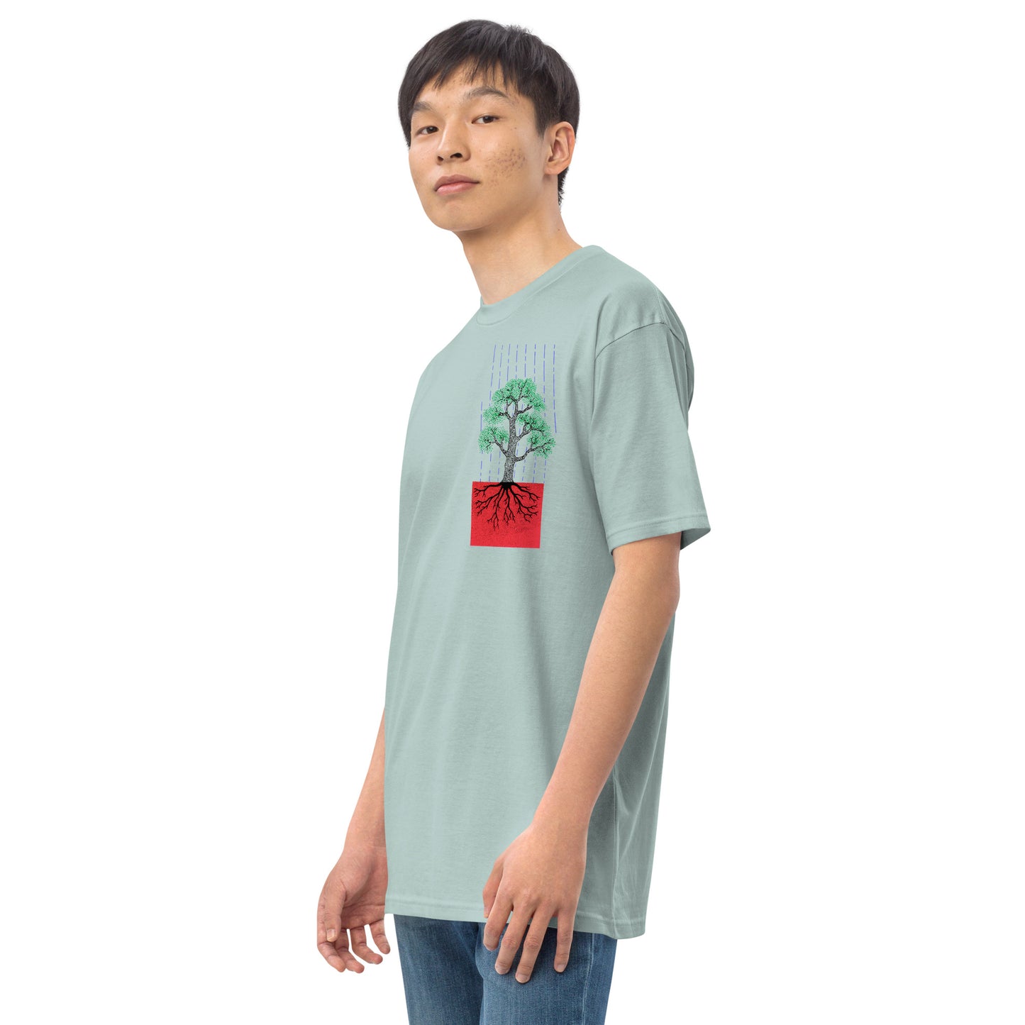 Isotype Tree heavyweight tee