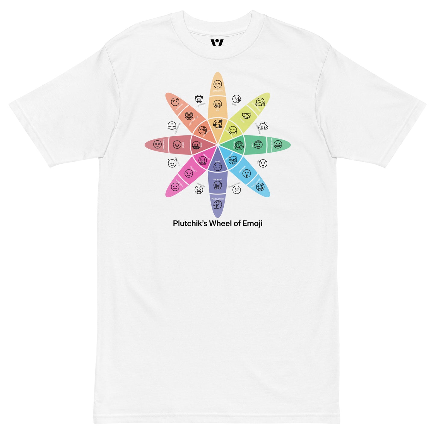 Emoji Wheel heavyweight tee