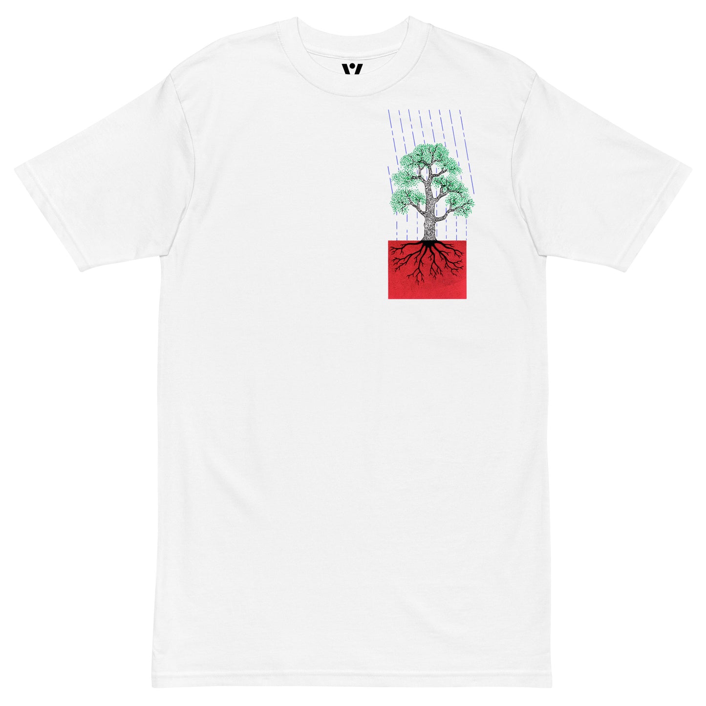 Isotype Tree heavyweight tee