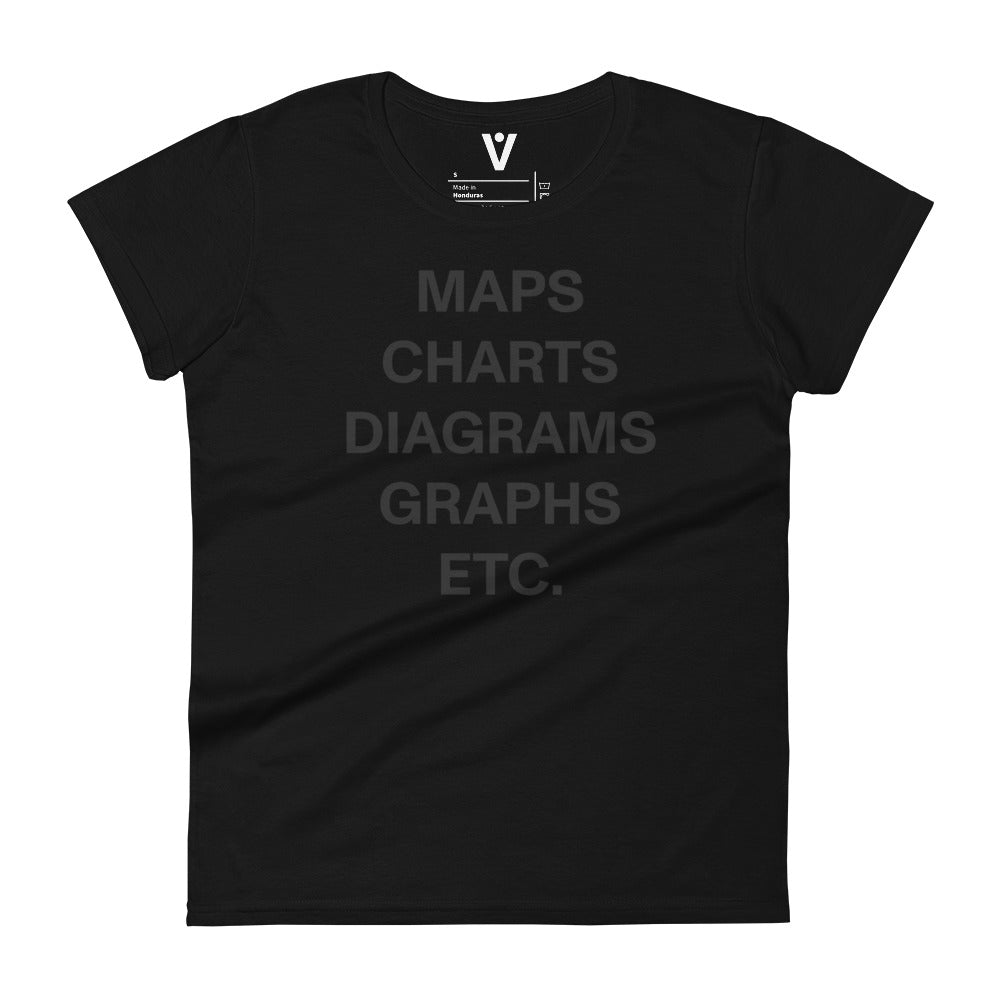 Charts Etc women's fit tee