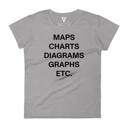 Charts Etc women's fit tee